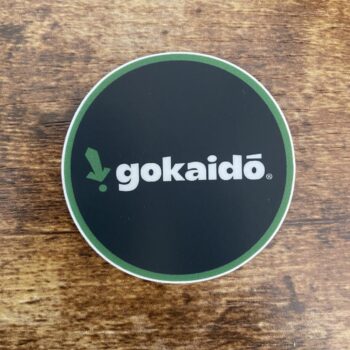 Large Gokaido Black Sticker (pack of 3s)